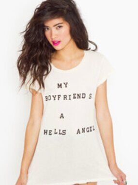 Wildfox "My Boyfriend's a Hells Angel" T-Shirt
